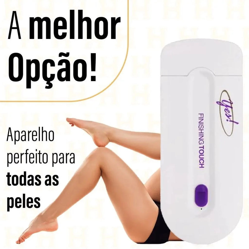 Removedor de pelos corporal e facial elétrico - Sem Fio recarregável