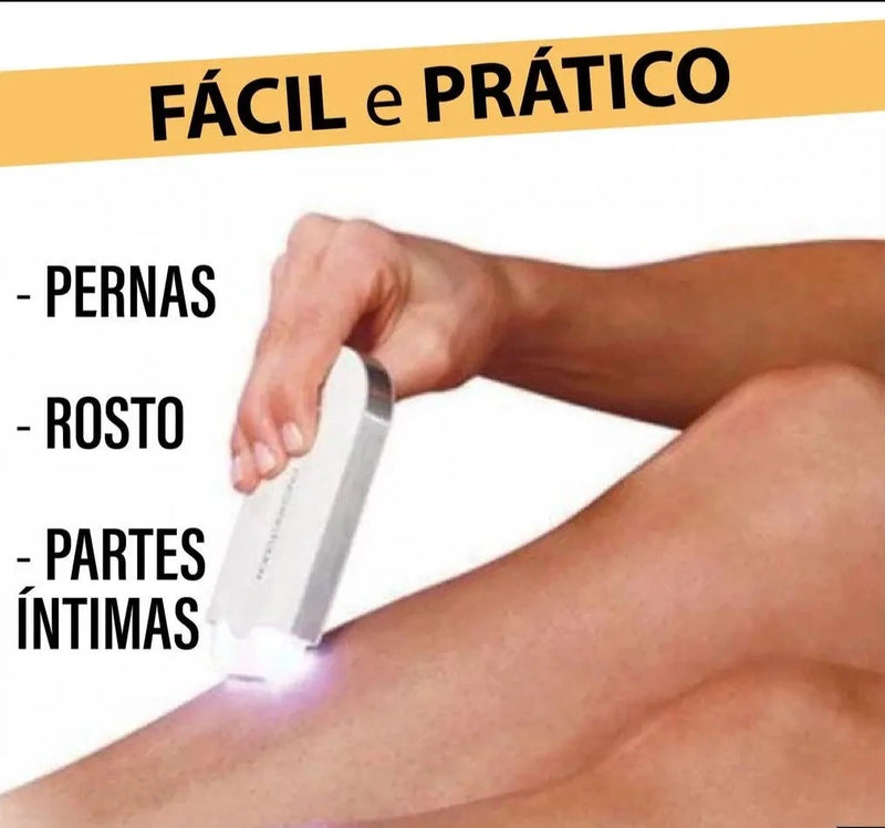 Removedor de pelos corporal e facial elétrico - Sem Fio recarregável